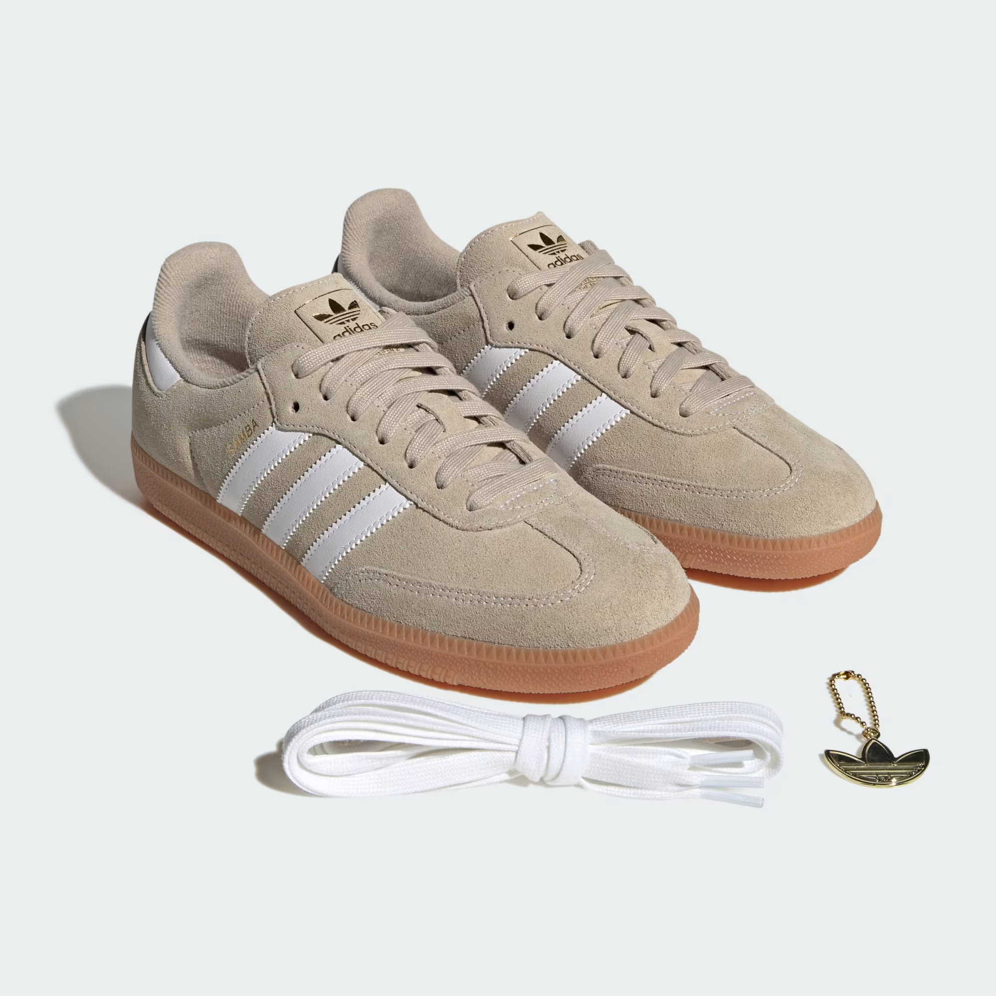 Alternative view of Giày Adidas SAMBA OG 'Khaki Three' KK2272