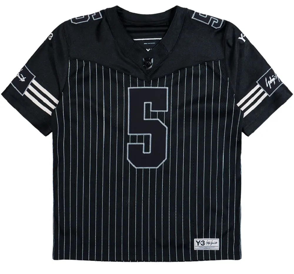 Áo Adidas Y-3 Garret Wilson Football Short Sleeve Shirt 'Black' KS7642