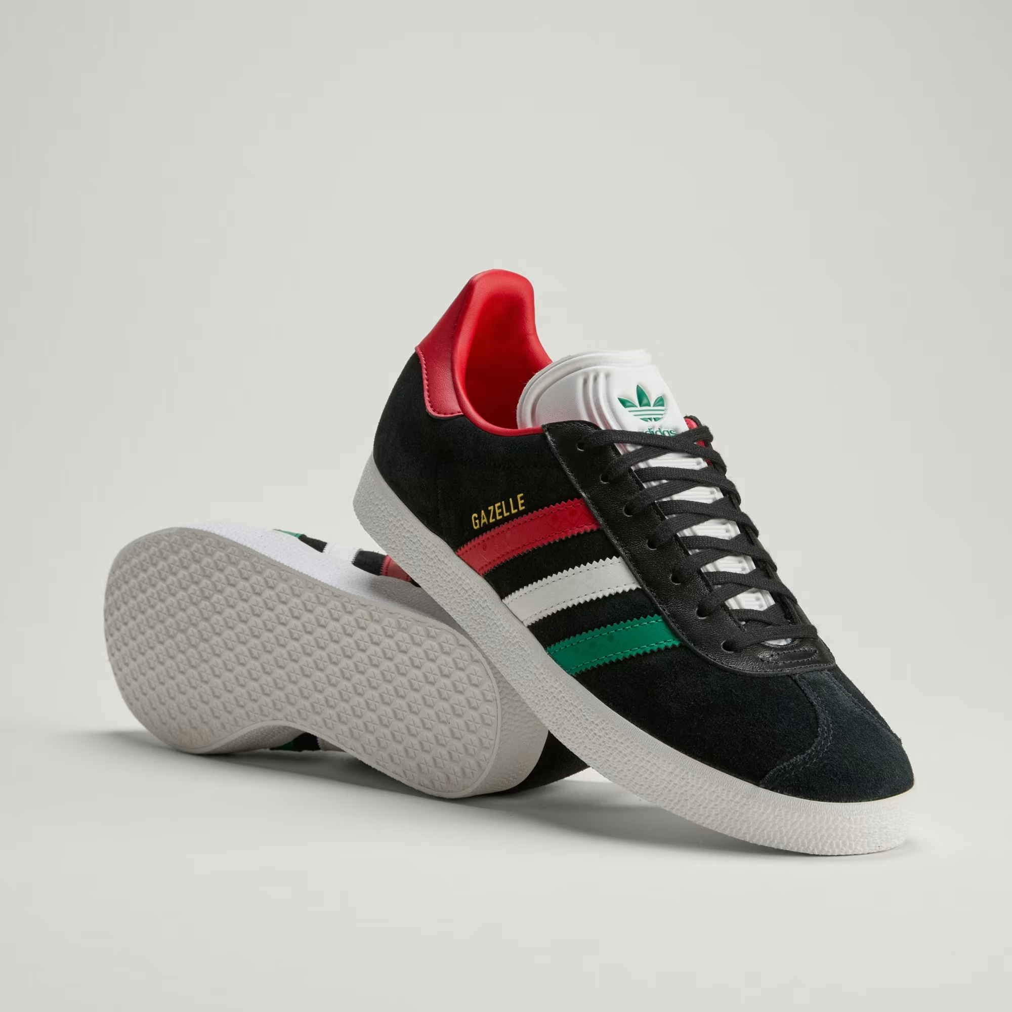 Giày Adidas x Someone Somewhere Gazelle 'Core Black' HQ9441 - Ảnh 4