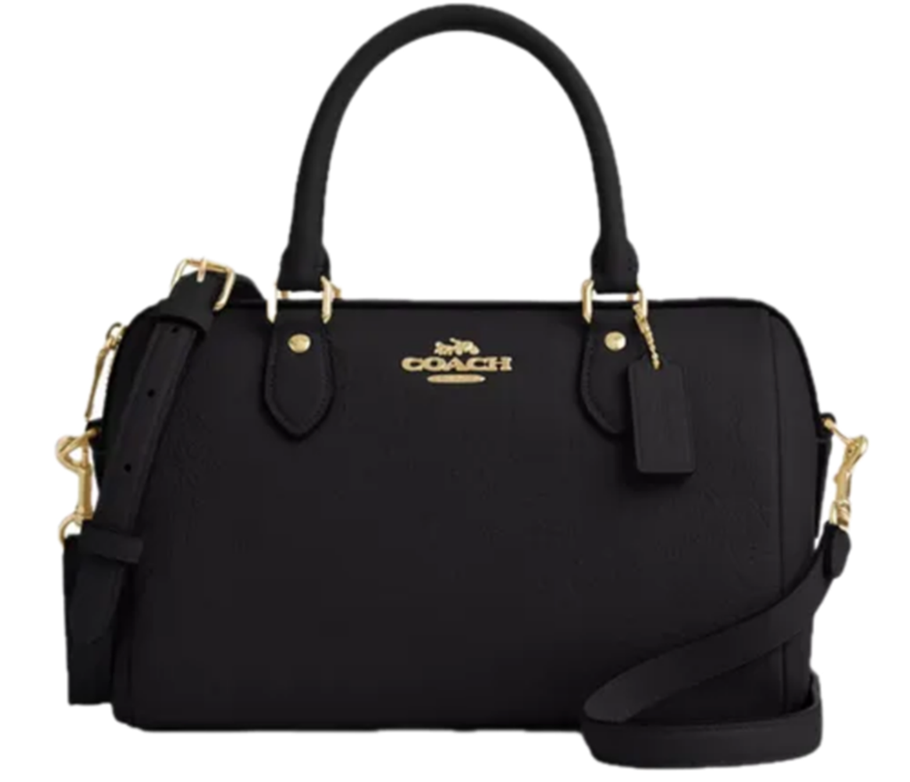 Túi Coach Rowan Satchel Handle Bag ‘Black’ CV403