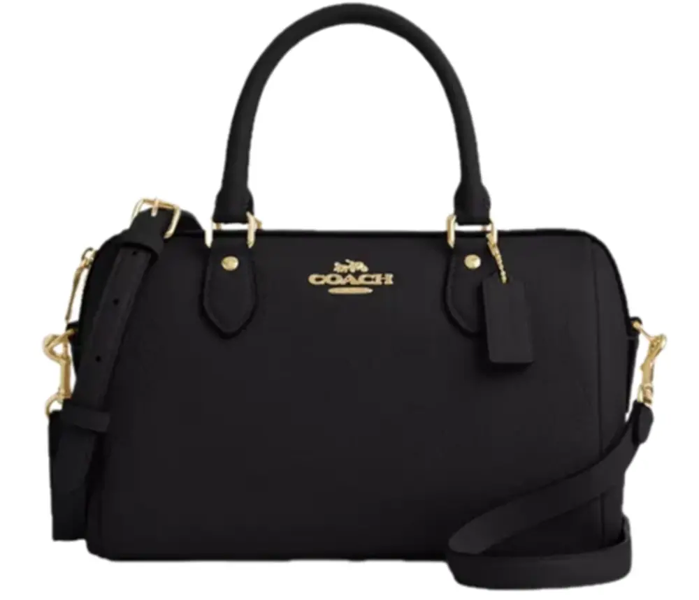 Túi Coach Rowan Satchel Handle Bag ‘Black’ CV403
