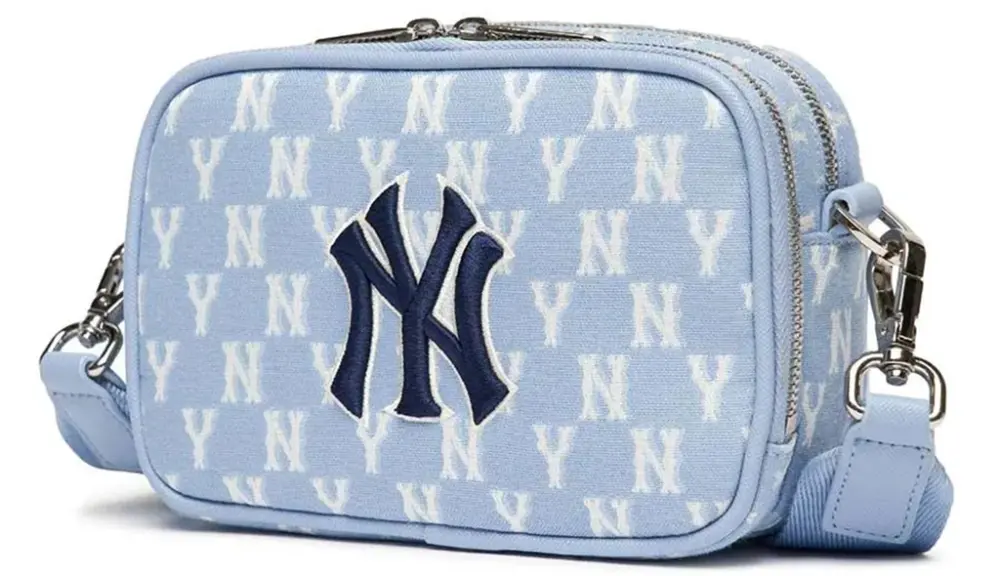 Túi MLB Monogram Jacquard Mini 'Blue' 3ACRS022N-50BLL