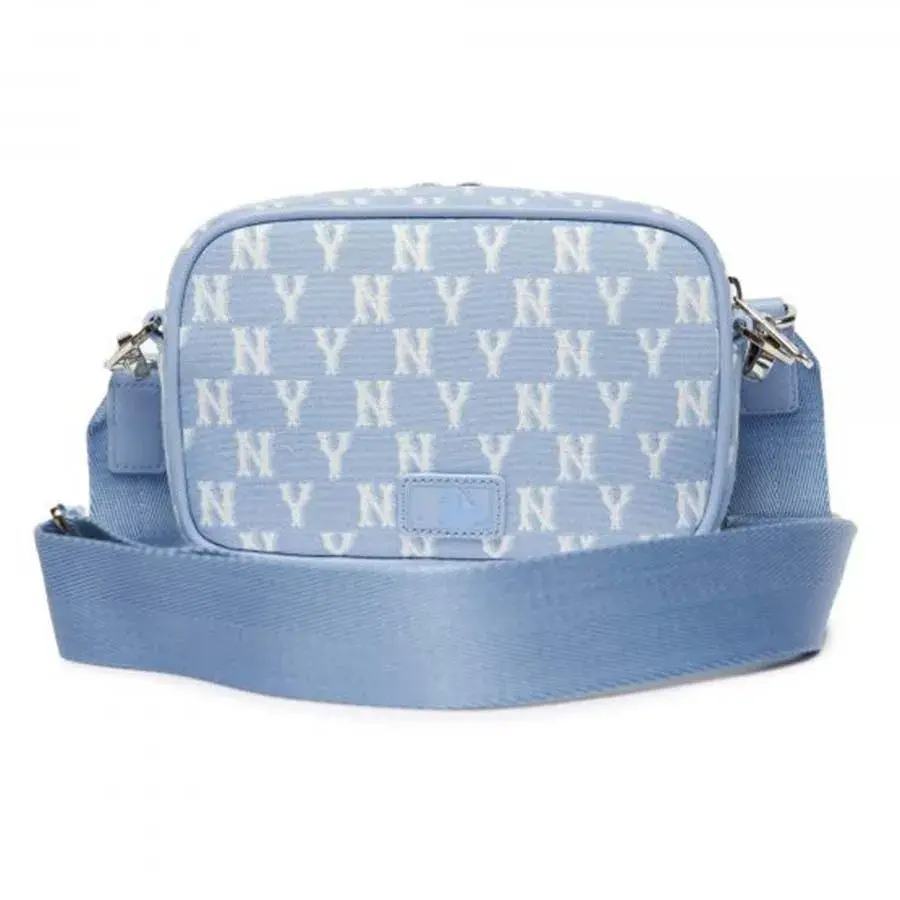 Túi MLB Monogram Jacquard Mini 'Blue' 3ACRS022N-50BLL - Ảnh 5