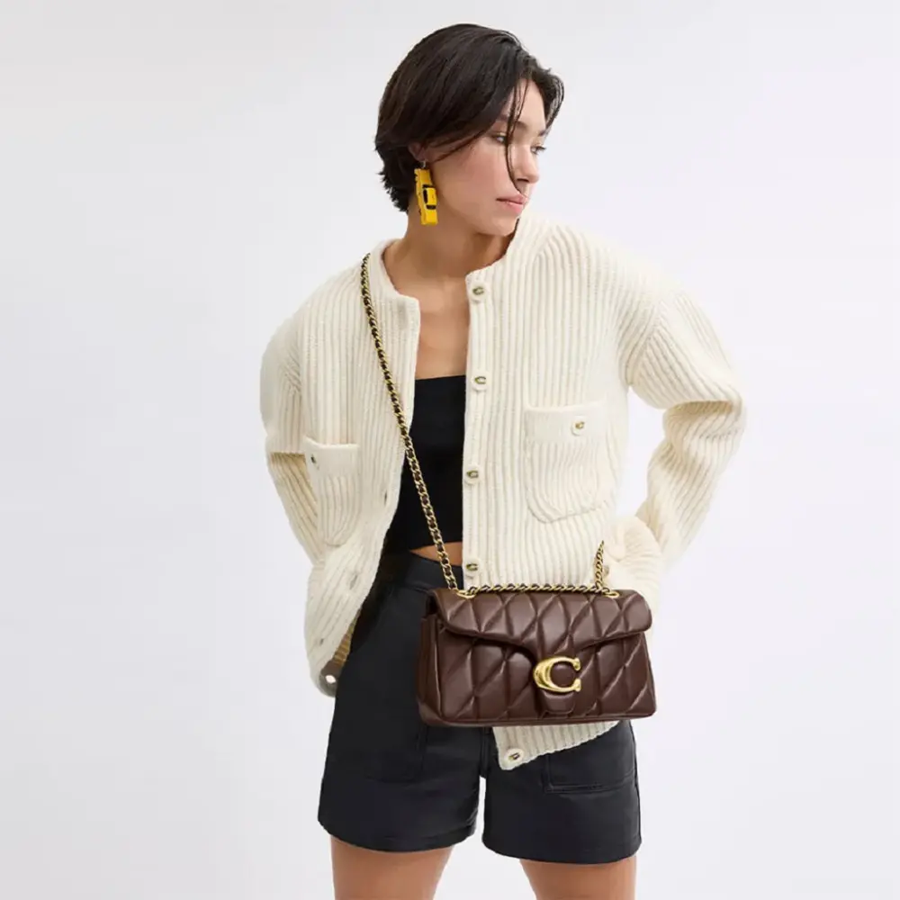 Alternative view of Túi Coach Bolsa Tabby 26 With Quilting Crossbody Bag ‘Dark Brown’ CP150B4MPL