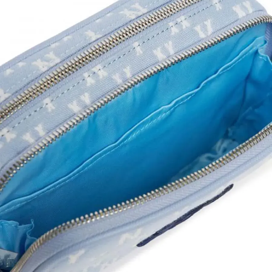 Túi MLB Monogram Jacquard Mini 'Blue' 3ACRS022N-50BLL - Ảnh 4