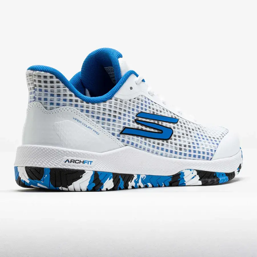 Giày Skechers Viper Court Pro ‘White’ 172069C-WBL - Ảnh 4