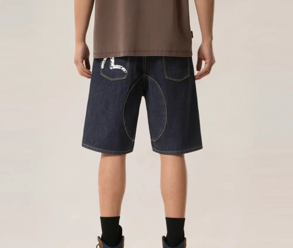 Alternative view of Quần Evisu Seagull Print ‘Indigo’ 2ESHTM6DS7055XXDN