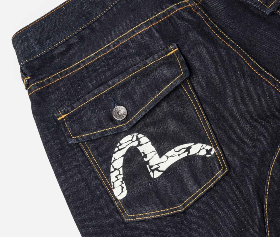 Quần Evisu Seagull Print ‘Indigo’ 2ESHTM6DS7055XXDN - Ảnh 4