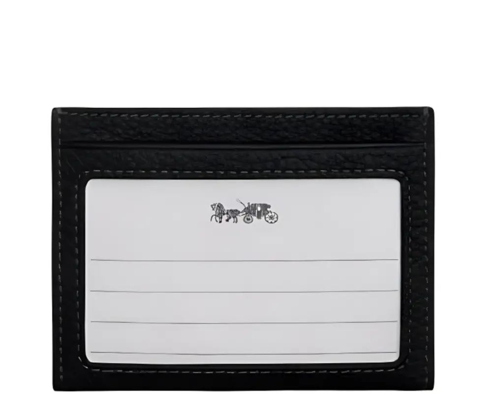 Alternative view of Ví Coach Signature Slim Card Case ‘Black’ CAK21-L77