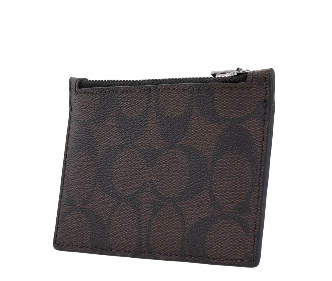 Ví Coach Zip Card Case ‘Brown’ C9995-QBUCY - Ảnh 3