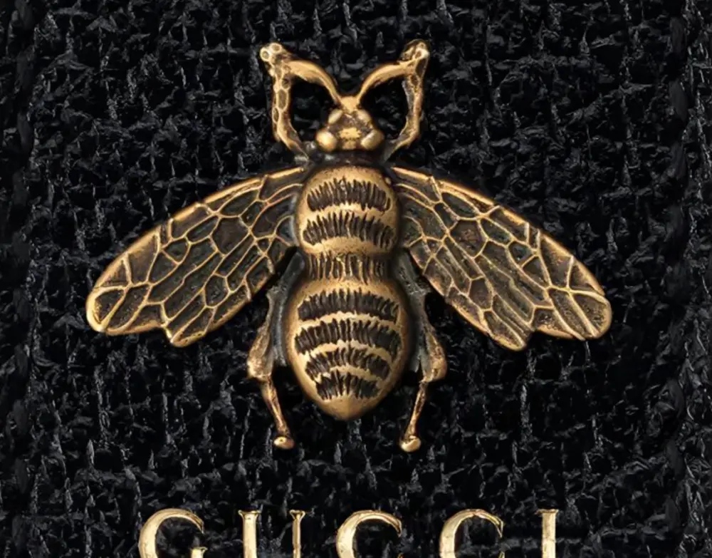 Ví Gucci Animalier Leather Money Clip 'Black' 522914-DJ20T-1000 - Ảnh 3