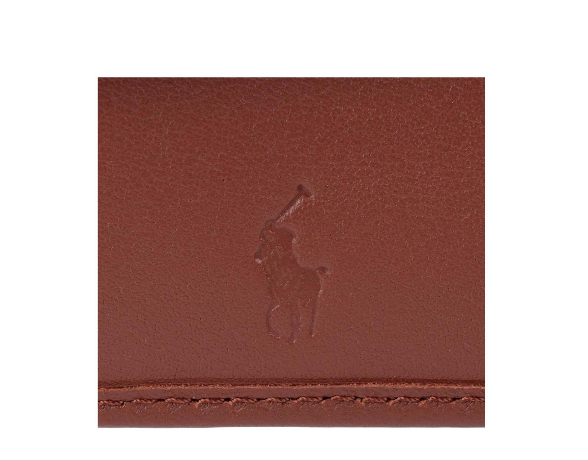 Alternative view of Ví Polo Ralph Lauren Leather Wallet 'Brown' 405963229002