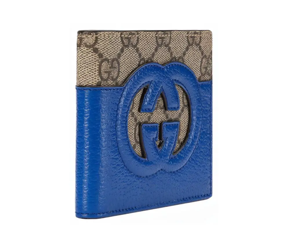 Ví Gucci Interlocking G Wallet 'Blue' 701420-K9GSG-9972 - Ảnh 5