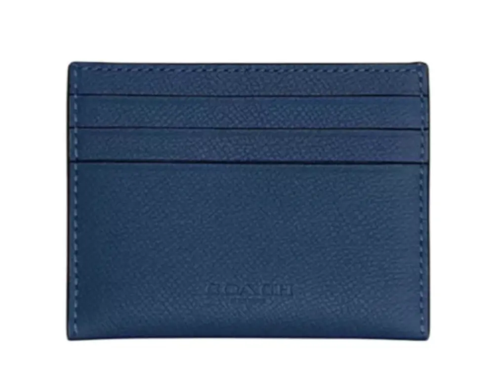 Alternative view of Ví Coach Leather Card Case ‘Blue’ CL253-DEB