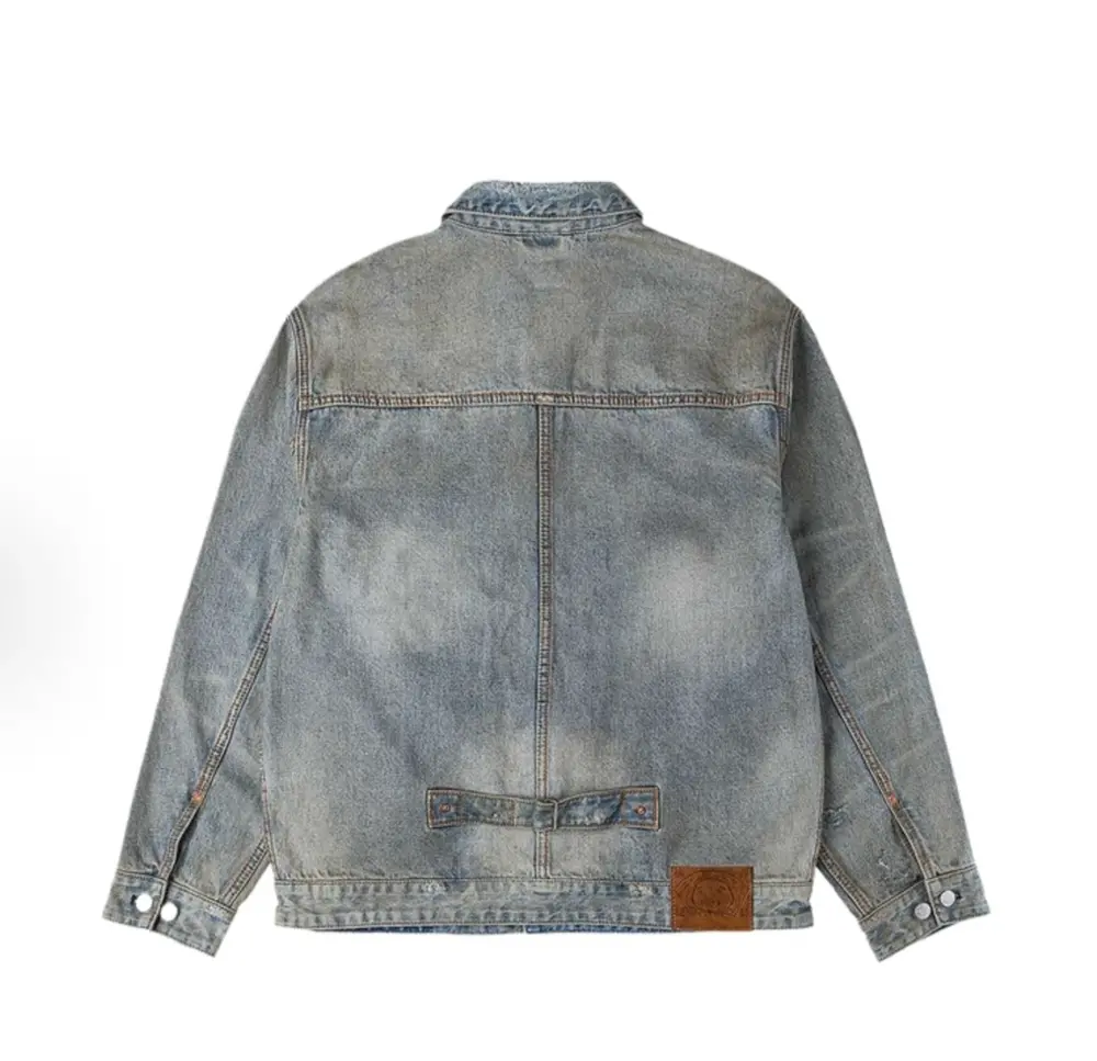 Áo Evisu Washed Seagull Denim Jacket 'Indigo' 2ESEJM6DJ6099RXDN - Ảnh 6
