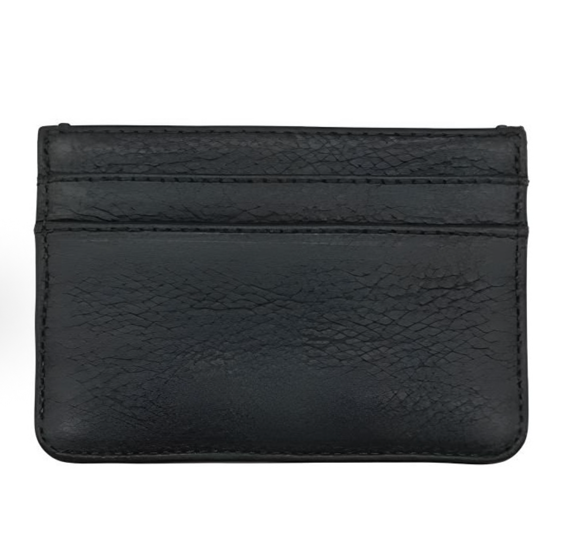 Alternative view of Ví Chrome Hearts Leather Card Holder 'Black' CH-2270119