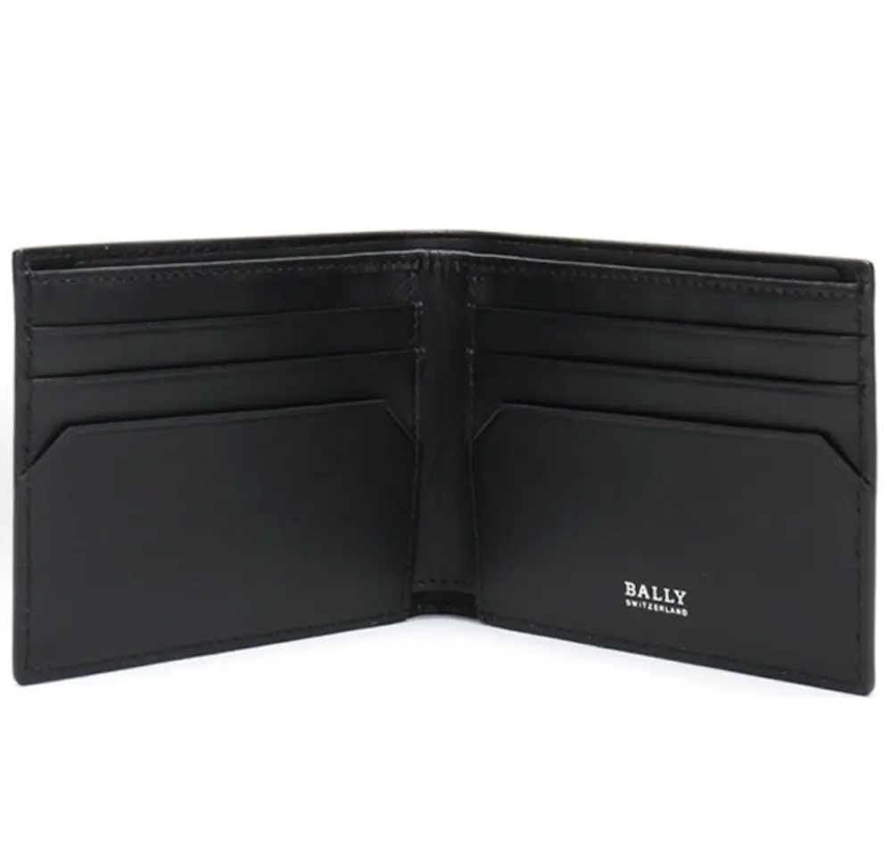 Ví Bally Leather Wallet 'Black' BEVYE-OF-30 - Ảnh 3