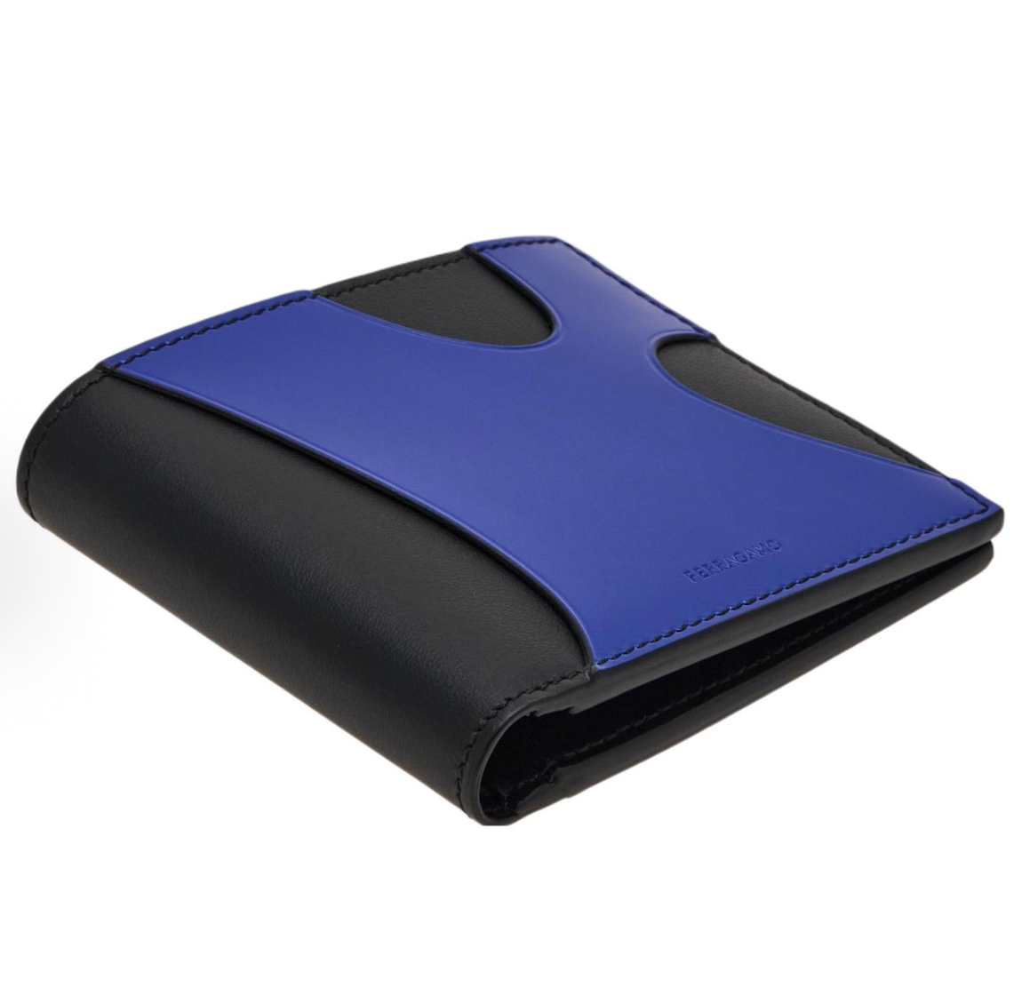 Alternative view of Ví Salvatore Ferragamo Leather Wallet 'Blue' 661272-765952