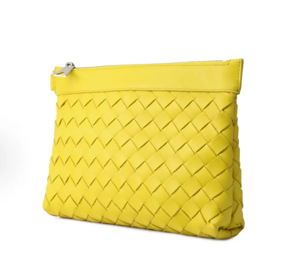 Túi Bottega Veneta Intrecciato Clutch 'Yellow' 651854V0E512671 - Ảnh 5