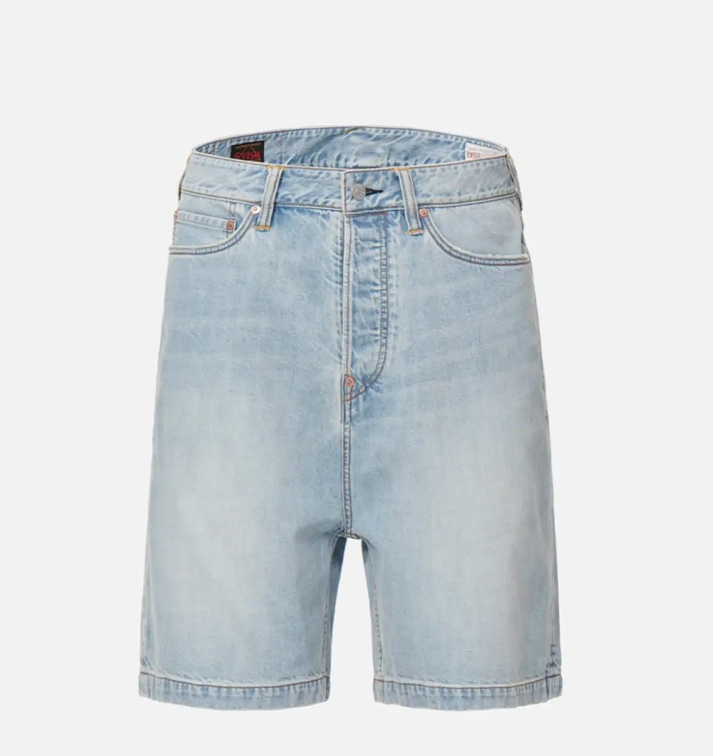 Quần Evisu Daicock Print Denim Shorts 'Indigo' 2ESHTM2DS206FFCT - Ảnh 6