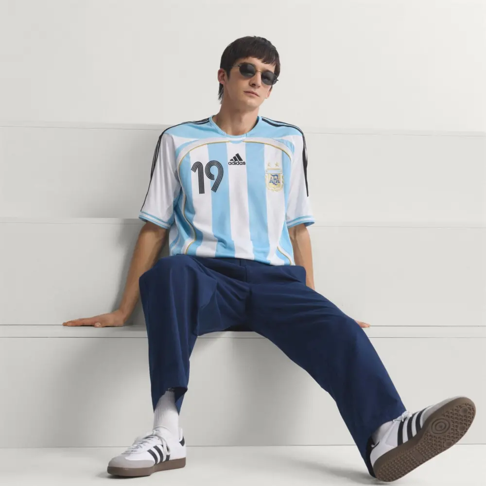 Áo Adidas Argentina 2006 Messi Home JN3708 - Ảnh 4