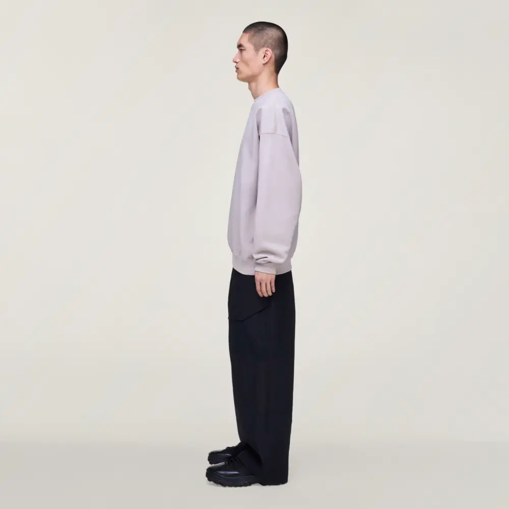 Alternative view of Áo Adidas Y-3 Brushed Terry Crew Sweatshirt 'Beige' KS5450