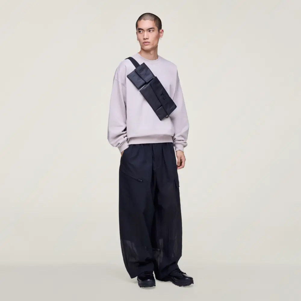 Áo Adidas Y-3 Brushed Terry Crew Sweatshirt 'Beige' KS5450 - Ảnh 4