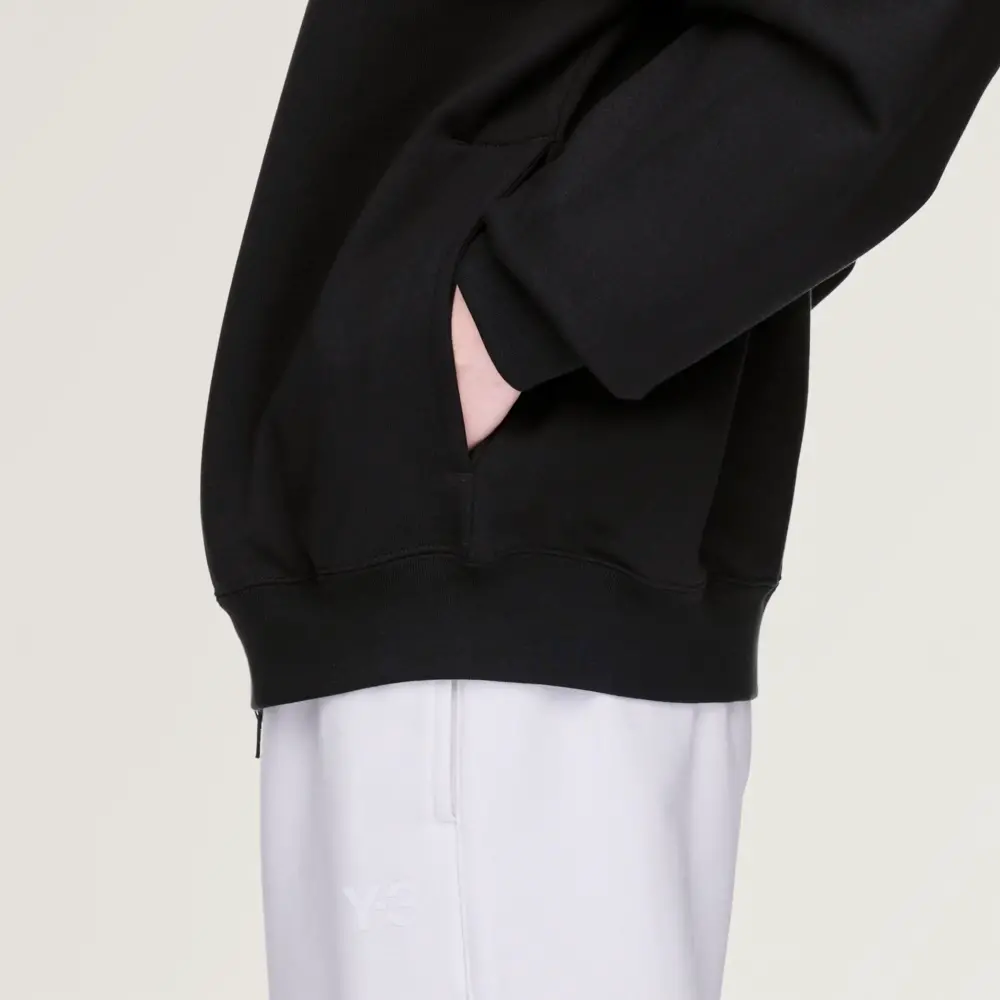 Áo Adidas Y-3 Brushed Terry Zip Hoodie 'Black' KA3107 - Ảnh 5