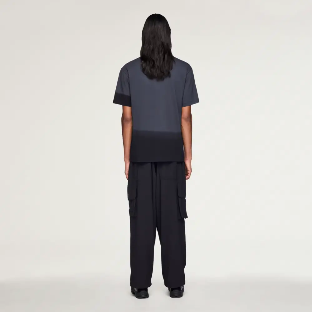 Áo Adidas Y-3 Dipped Regular Short Sleeve Tee 'Black' KQ9787 - Ảnh 4