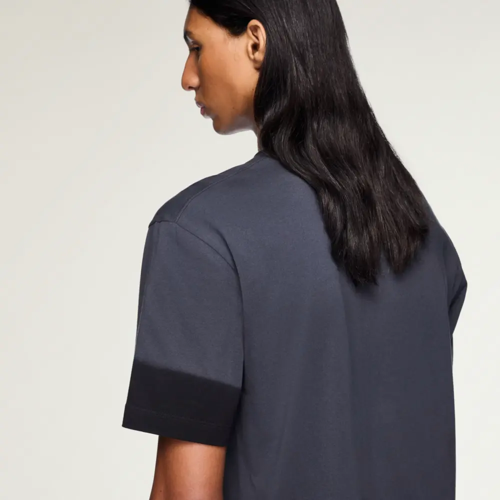 Áo Adidas Y-3 Dipped Regular Short Sleeve Tee 'Black' KQ9787 - Ảnh 6