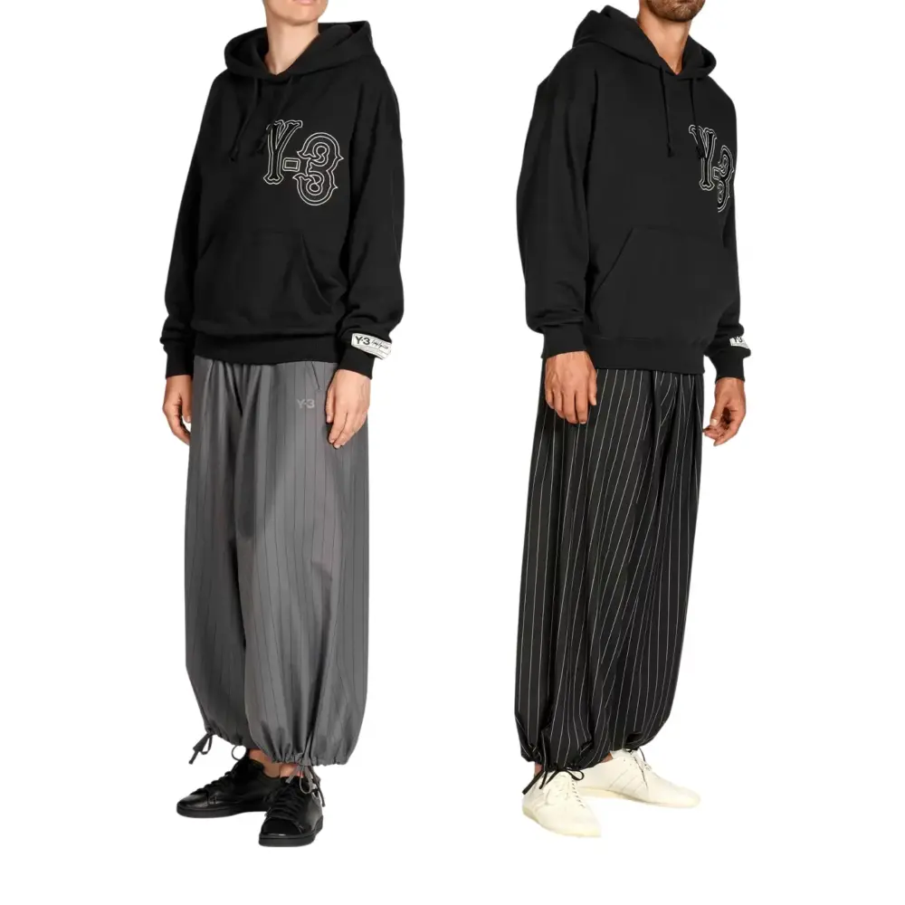 Áo adidas Y-3 Elite 5 Gfx Hoodie 'Black' KQ9305 - Ảnh 3