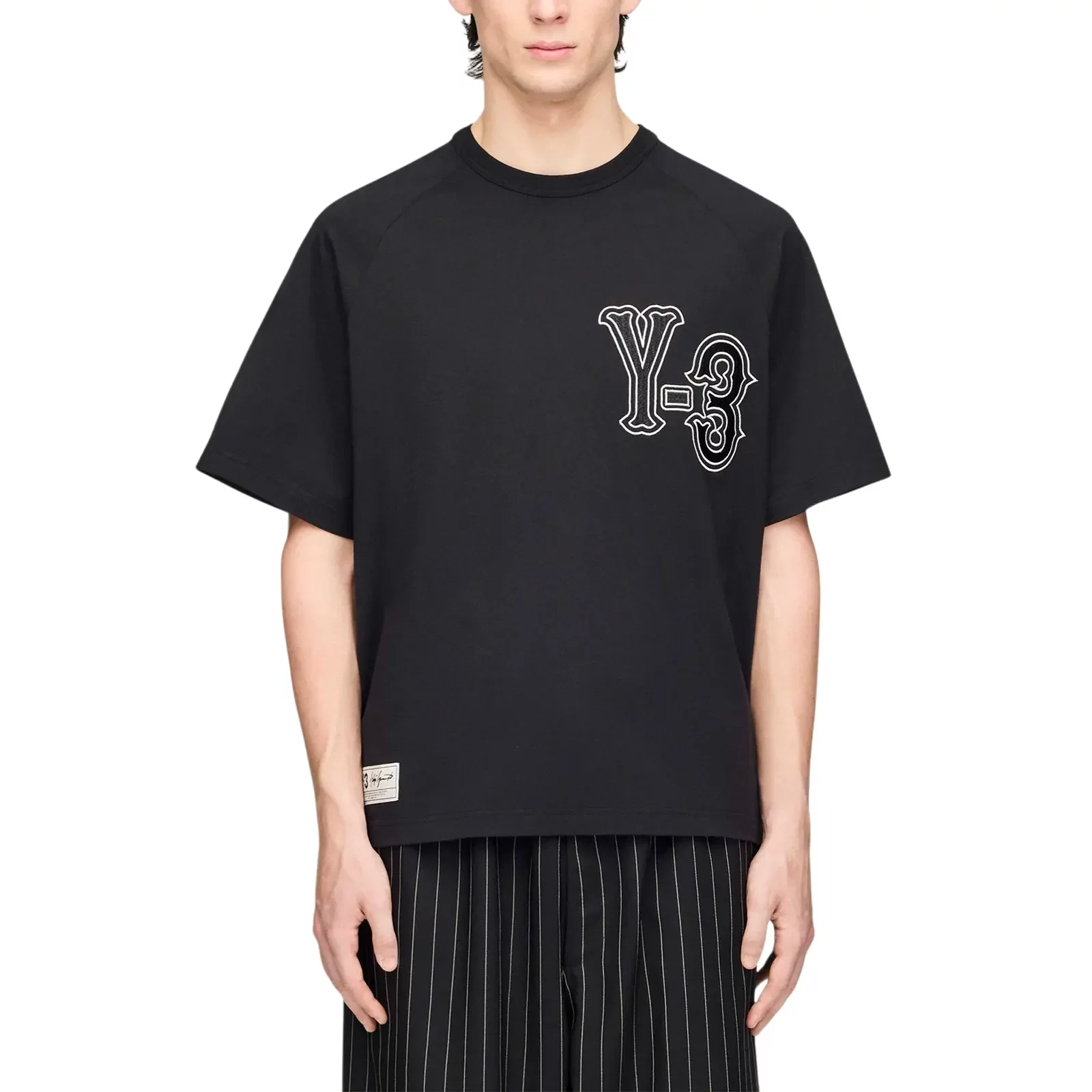 Áo adidas Y-3 Elite 5 GFX Short Sleeve Tee 'Black' KQ9307 - Ảnh 4