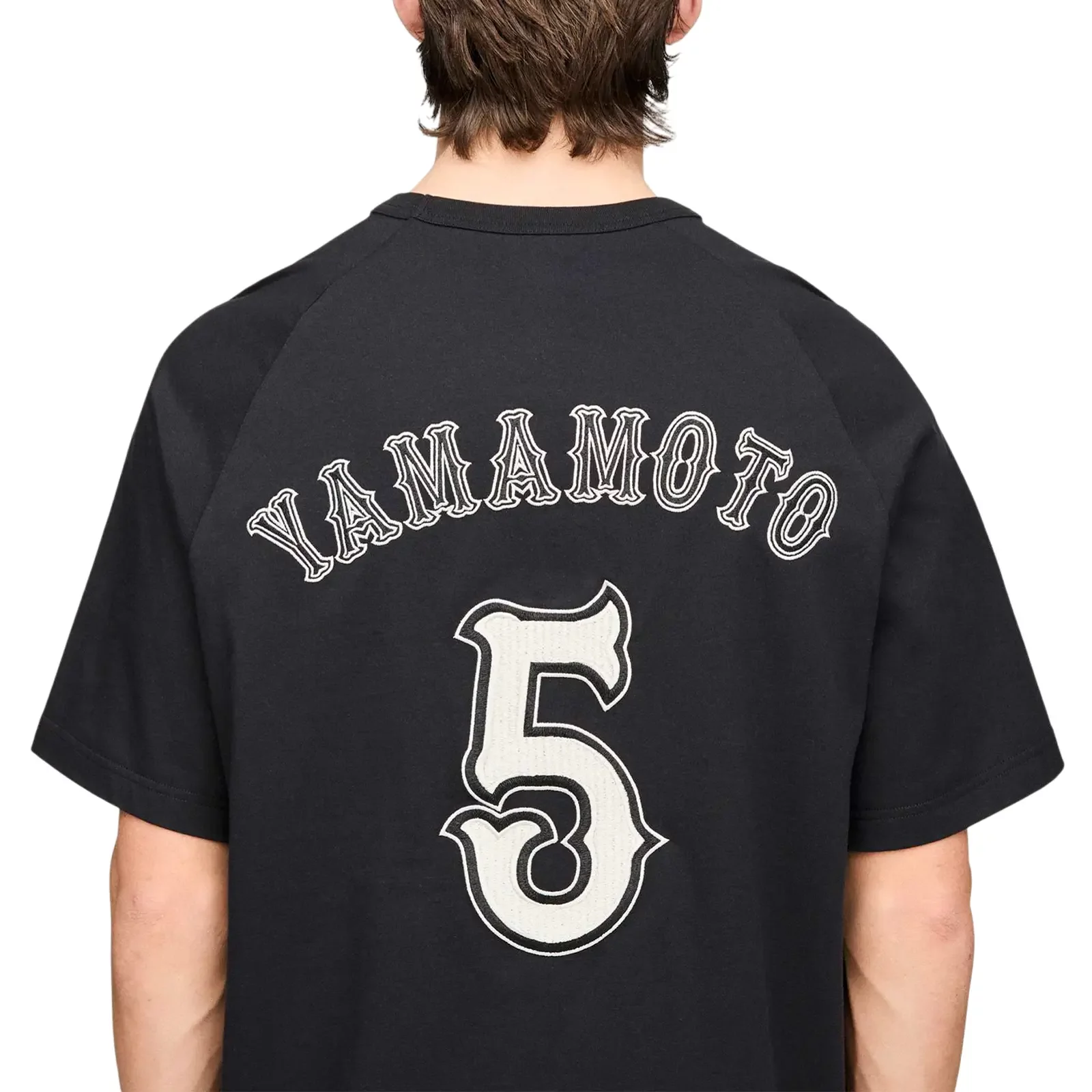 Alternative view of Áo adidas Y-3 Elite 5 GFX Short Sleeve Tee 'Black' KQ9307