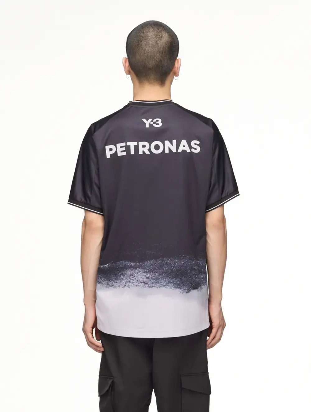 Áo adidas Y-3 F1 Mechanics SS Jersey 'Black' - Ảnh 4