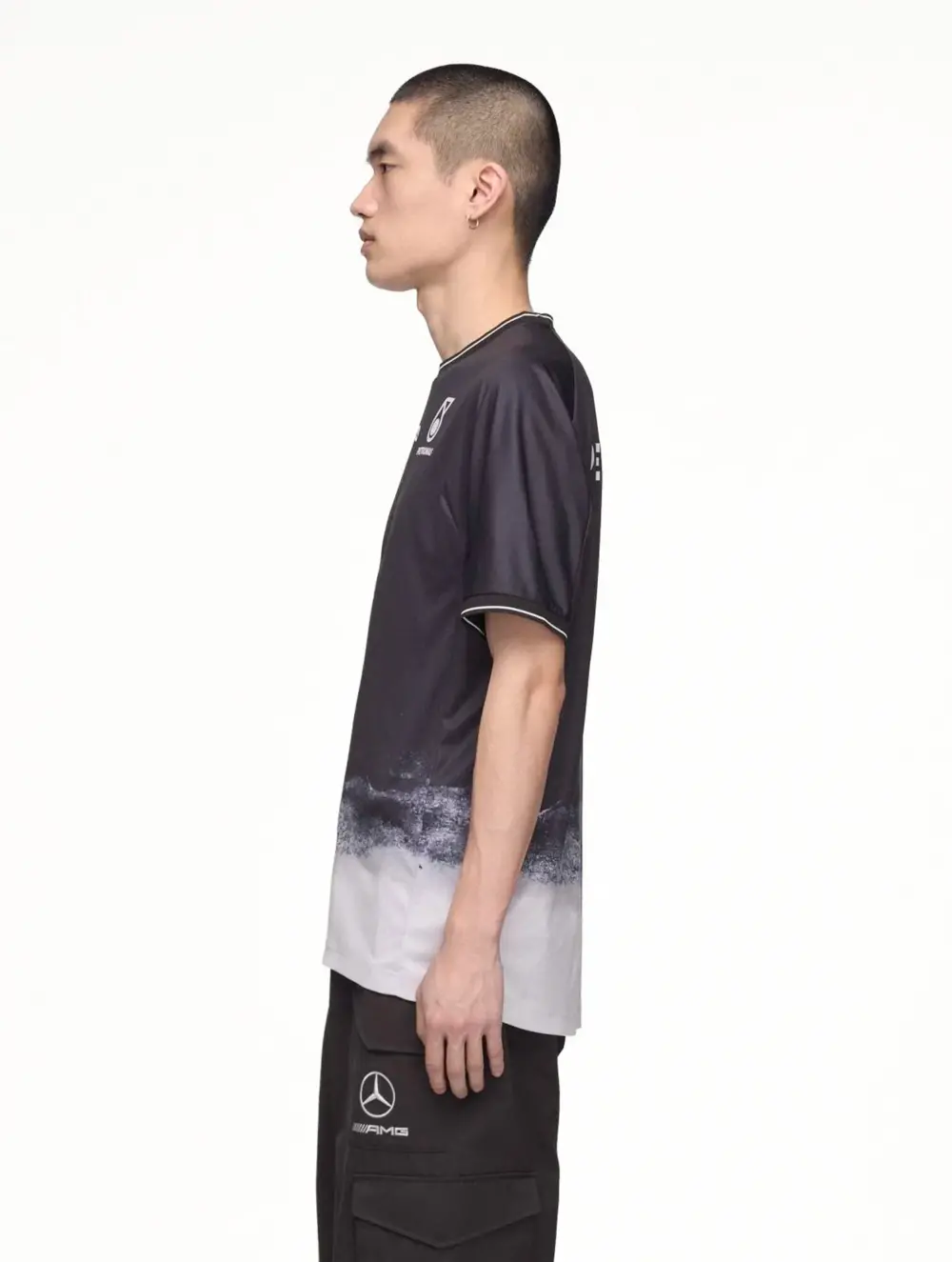 Áo adidas Y-3 F1 Mechanics SS Jersey 'Black' - Ảnh 3