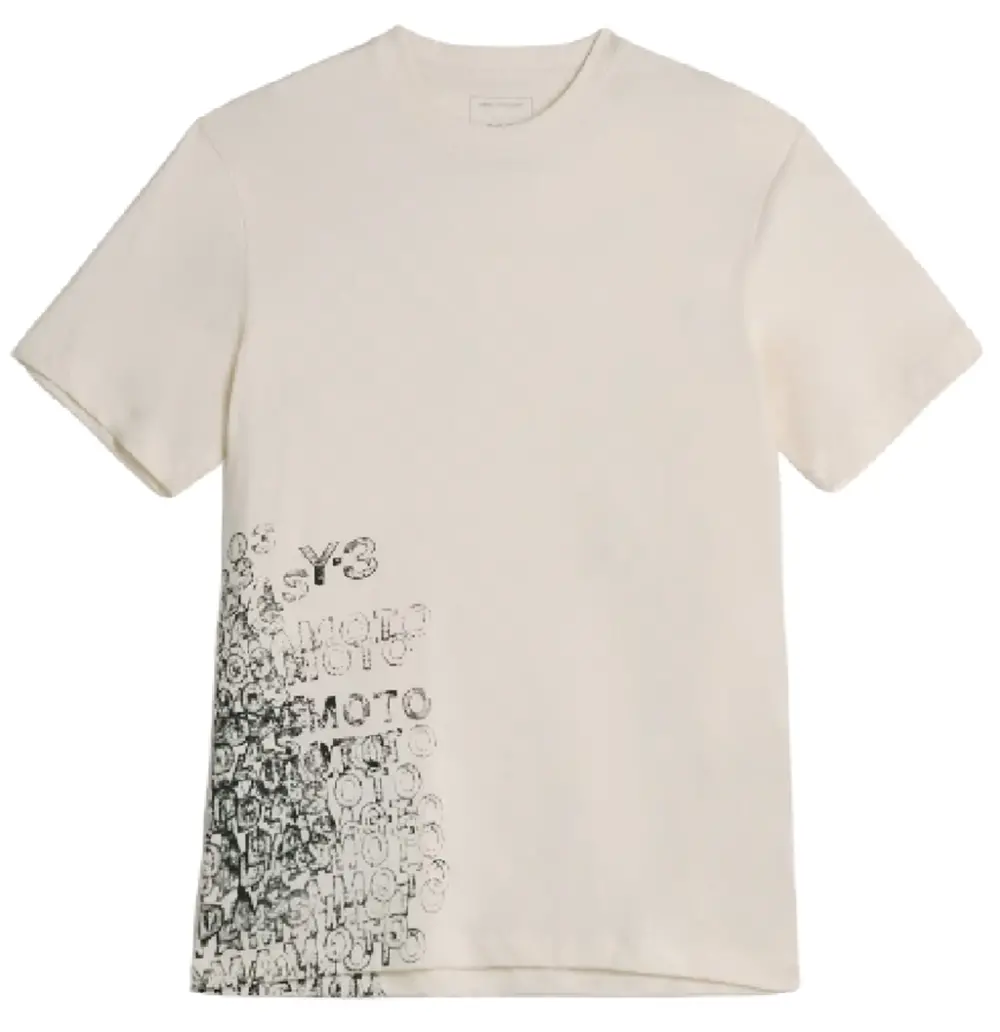 Áo Adidas Y-3 GFX Short Sleeve T-Shirt 'Chalk White' KR2224