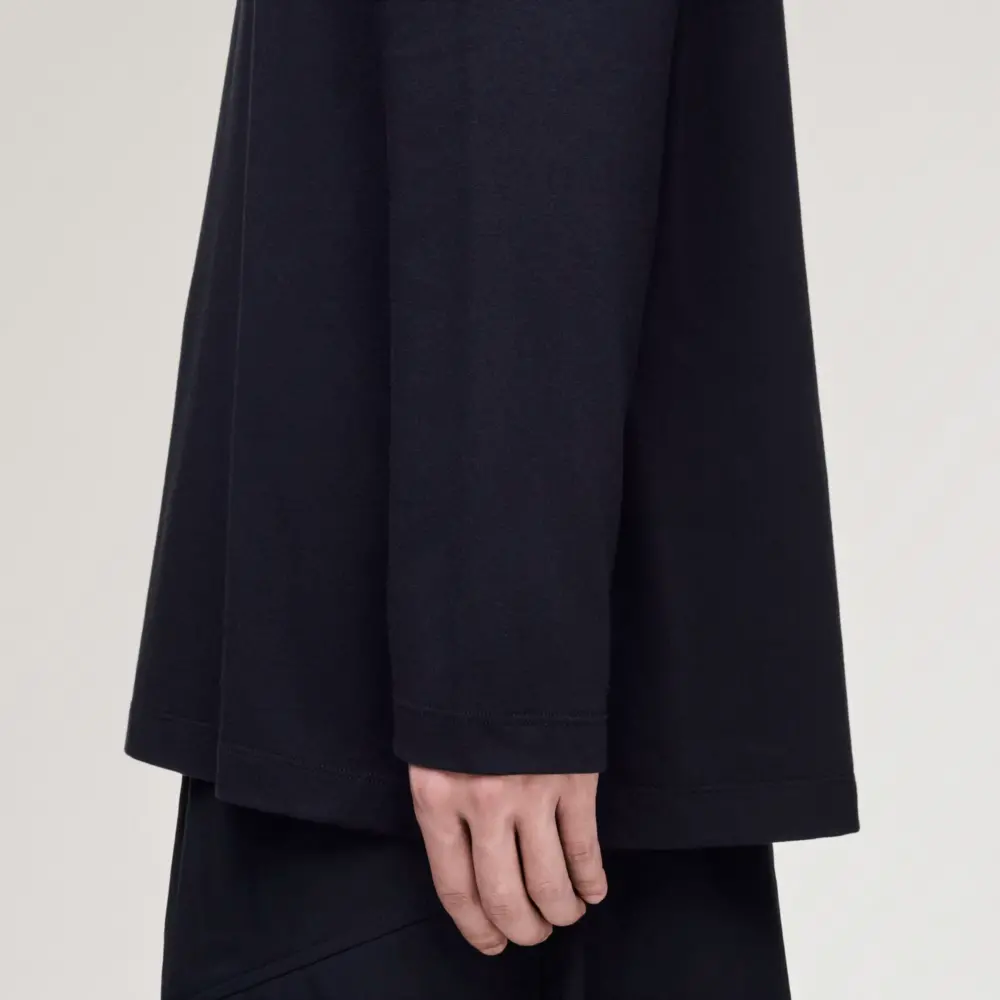 Áo Adidas Y-3 Logo Long Sleeve Tee 'Black' KQ9778 - Ảnh 5