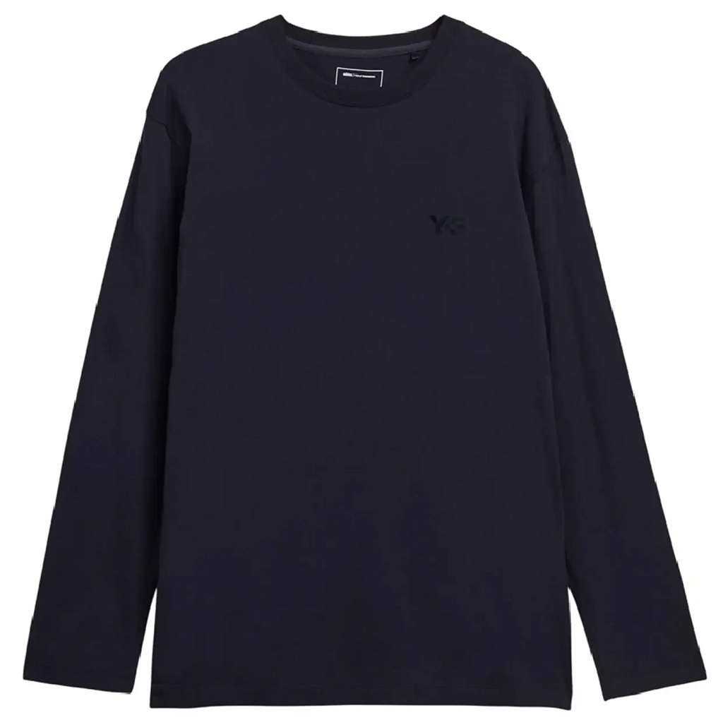 Áo Adidas Y-3 Logo Long Sleeve Tee 'Black' KQ9778