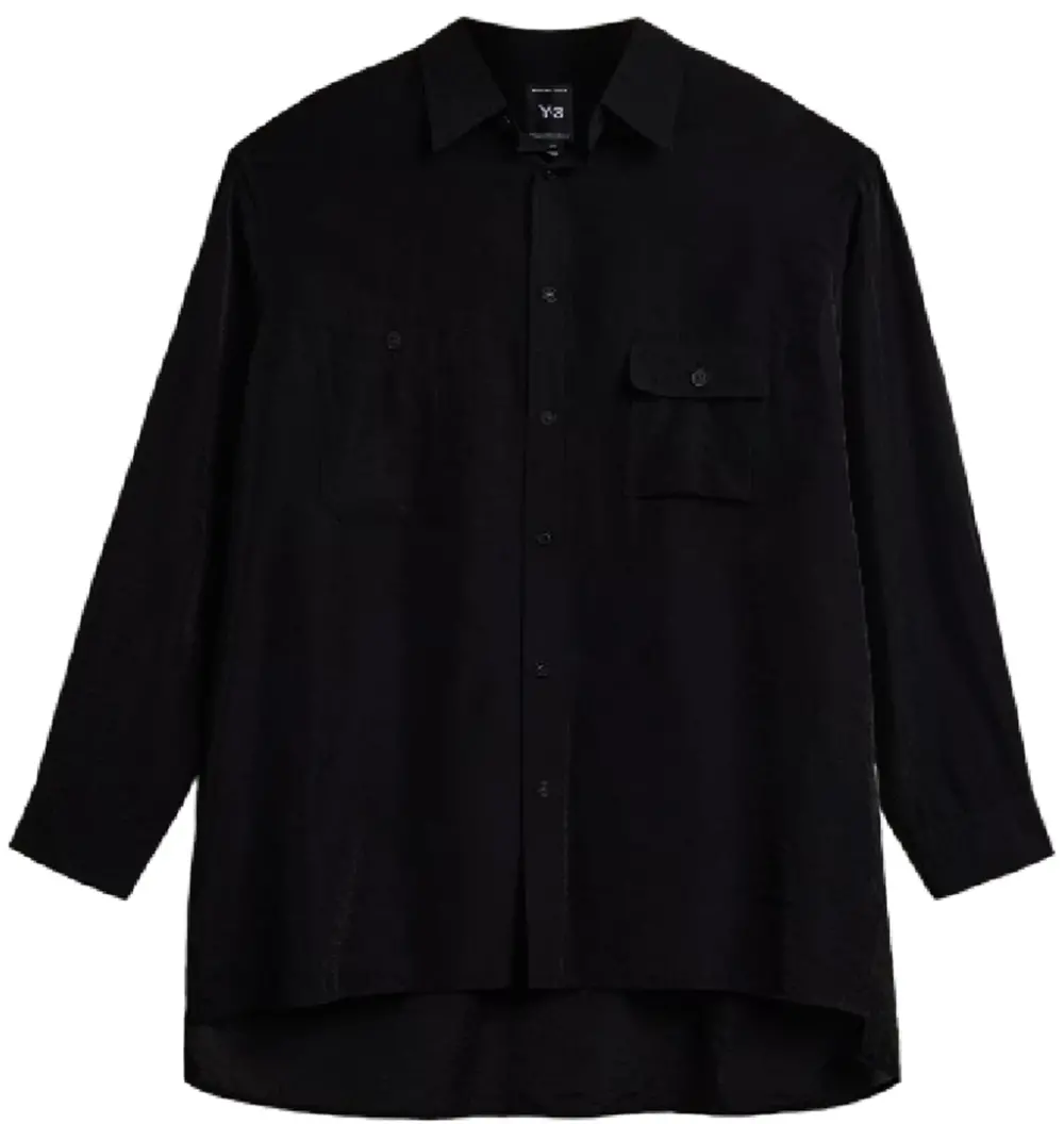 Áo adidas Y-3 Long Sleeve Shirt 'Black' KH0419