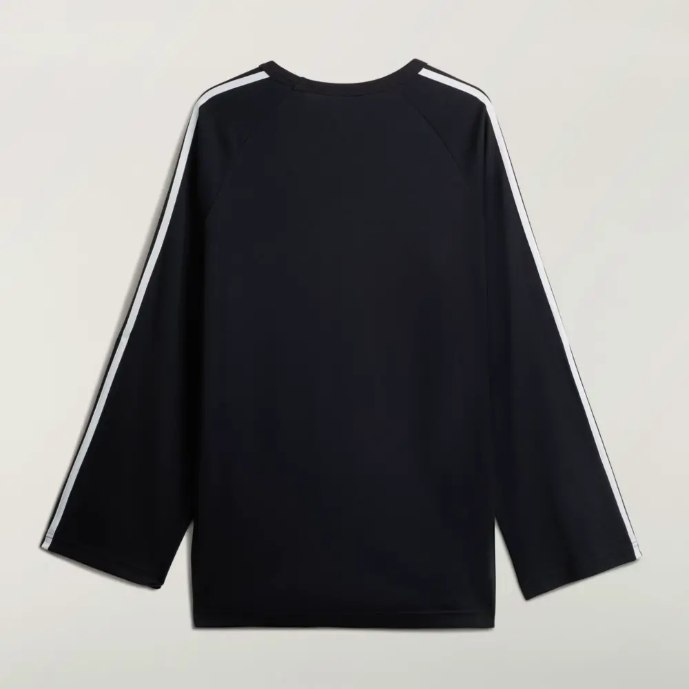 Áo Adidas Y-3 Long Sleeve Tee 3 Stripes 'Black' JW7351 - Ảnh 3