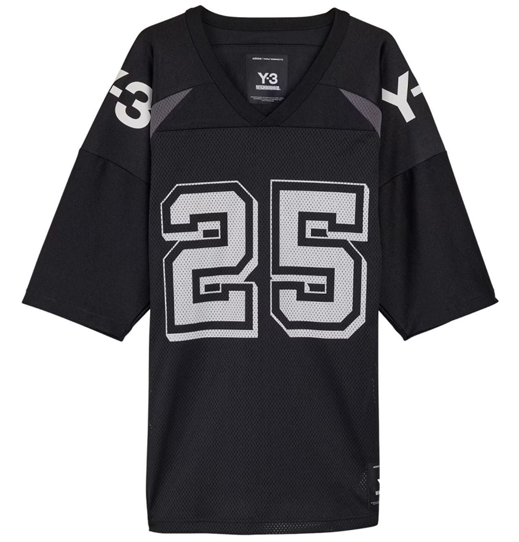 Áo Adidas Y-3 NBHD Football Jersey 'Black' JW6997