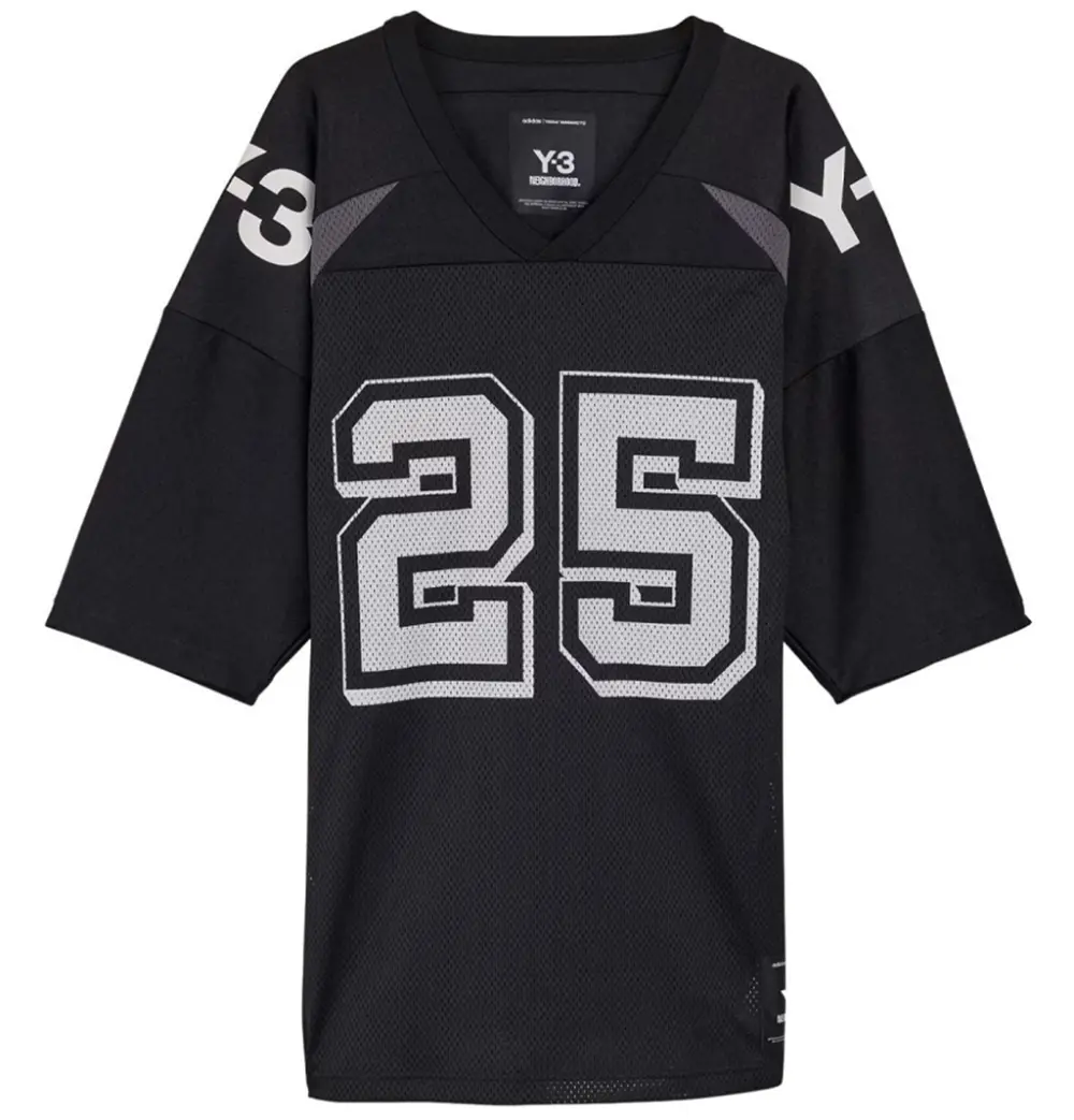 Áo Adidas Y-3 NBHD Football Jersey 'Black' JW6997