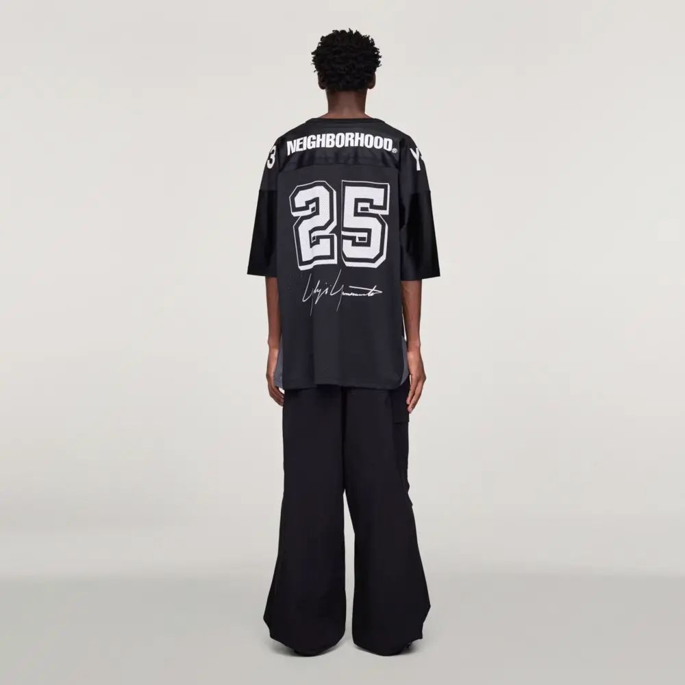 Áo Adidas Y-3 NBHD Football Jersey 'Black' JW6997 - Ảnh 4