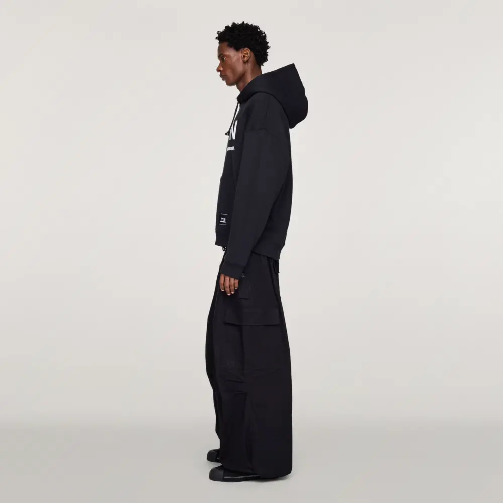 Alternative view of Áo Adidas Y-3 NBHD Graphic Hoodie 'Black' JW7004