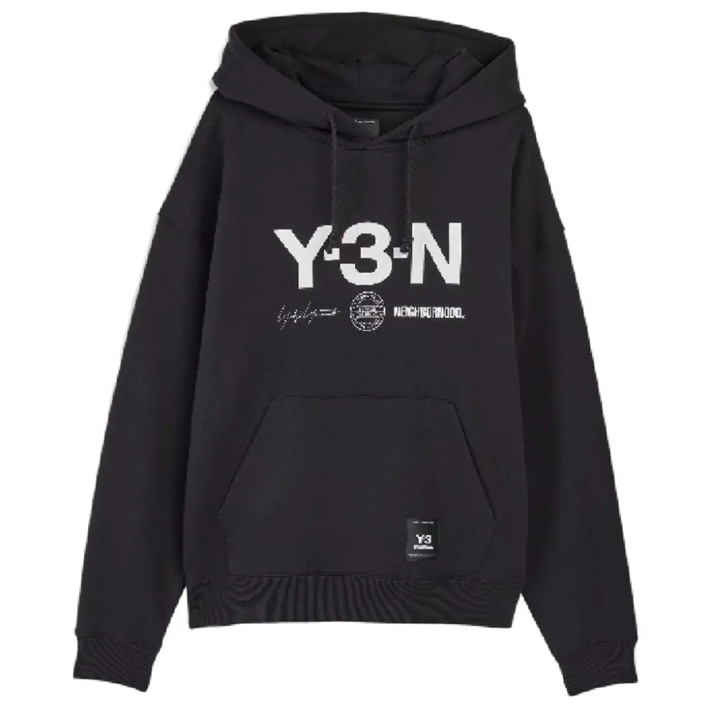 Áo Adidas Y-3 NBHD Graphic Hoodie 'Black' JW7004