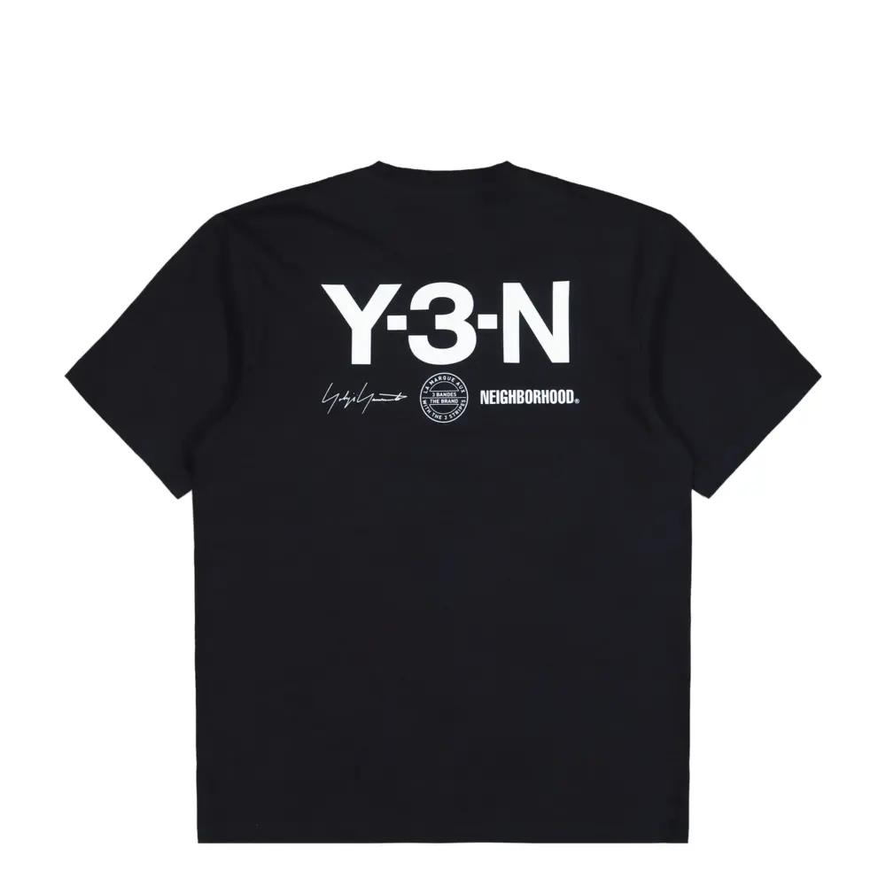 Alternative view of Áo Adidas Y-3 NBHD Graphic Tee 'Black' JW6998