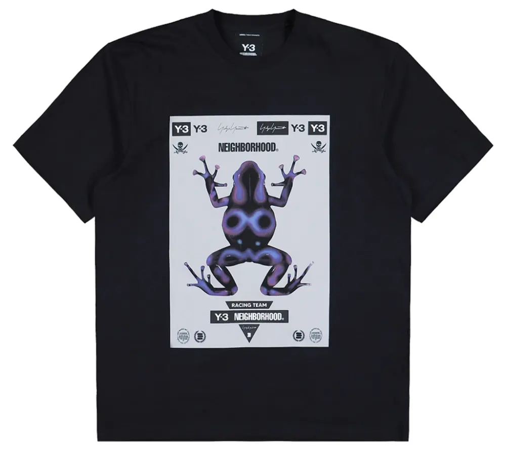 Áo Adidas Y-3 NBHD Graphic Tee 'Black' JW6998