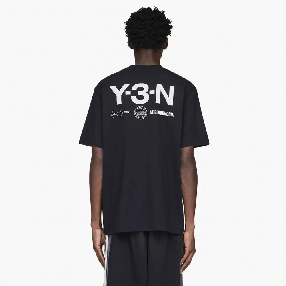 Áo Adidas Y-3 Nbhd Graphic Tee 'Black' KC8823 - Ảnh 3
