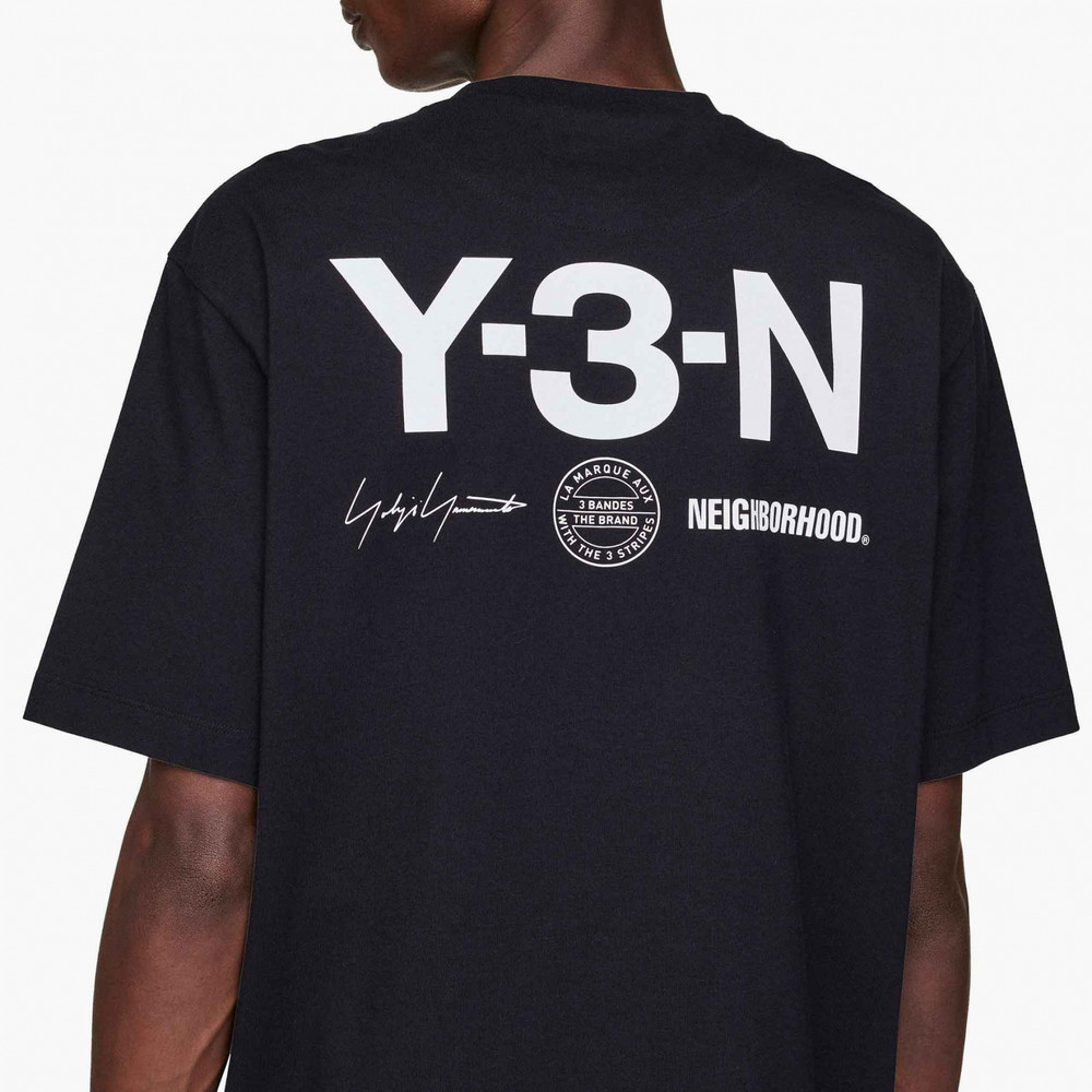 Áo Adidas Y-3 Nbhd Graphic Tee 'Black' KC8823 - Ảnh 5