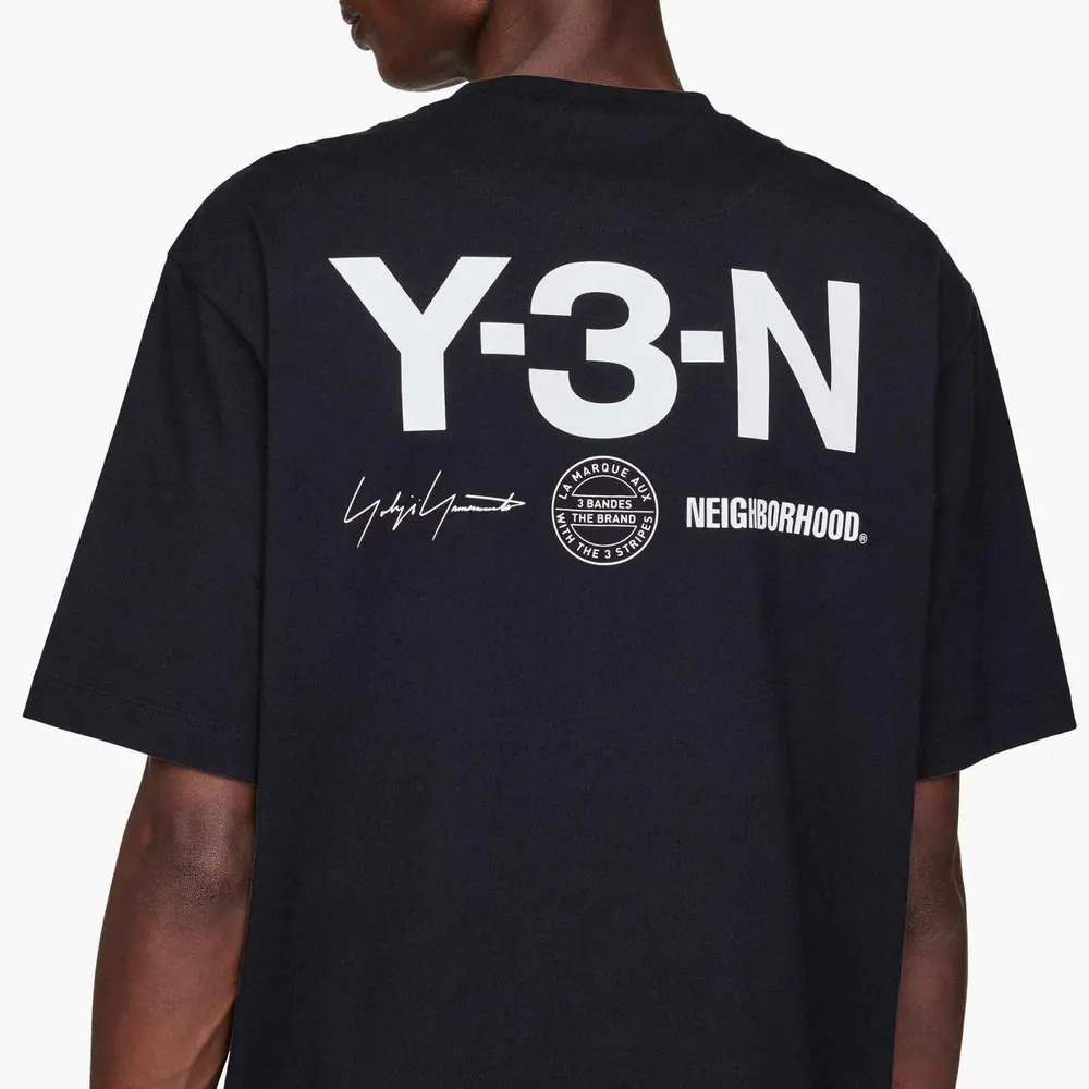 Áo Adidas Y-3 Nbhd Graphic Tee 'Black' KC8823 - Ảnh 5